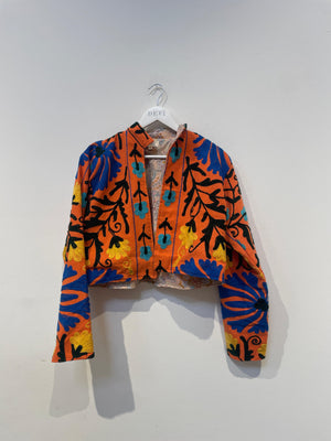 Love Letter Reversible Jacket - Tangerine Size S/M
