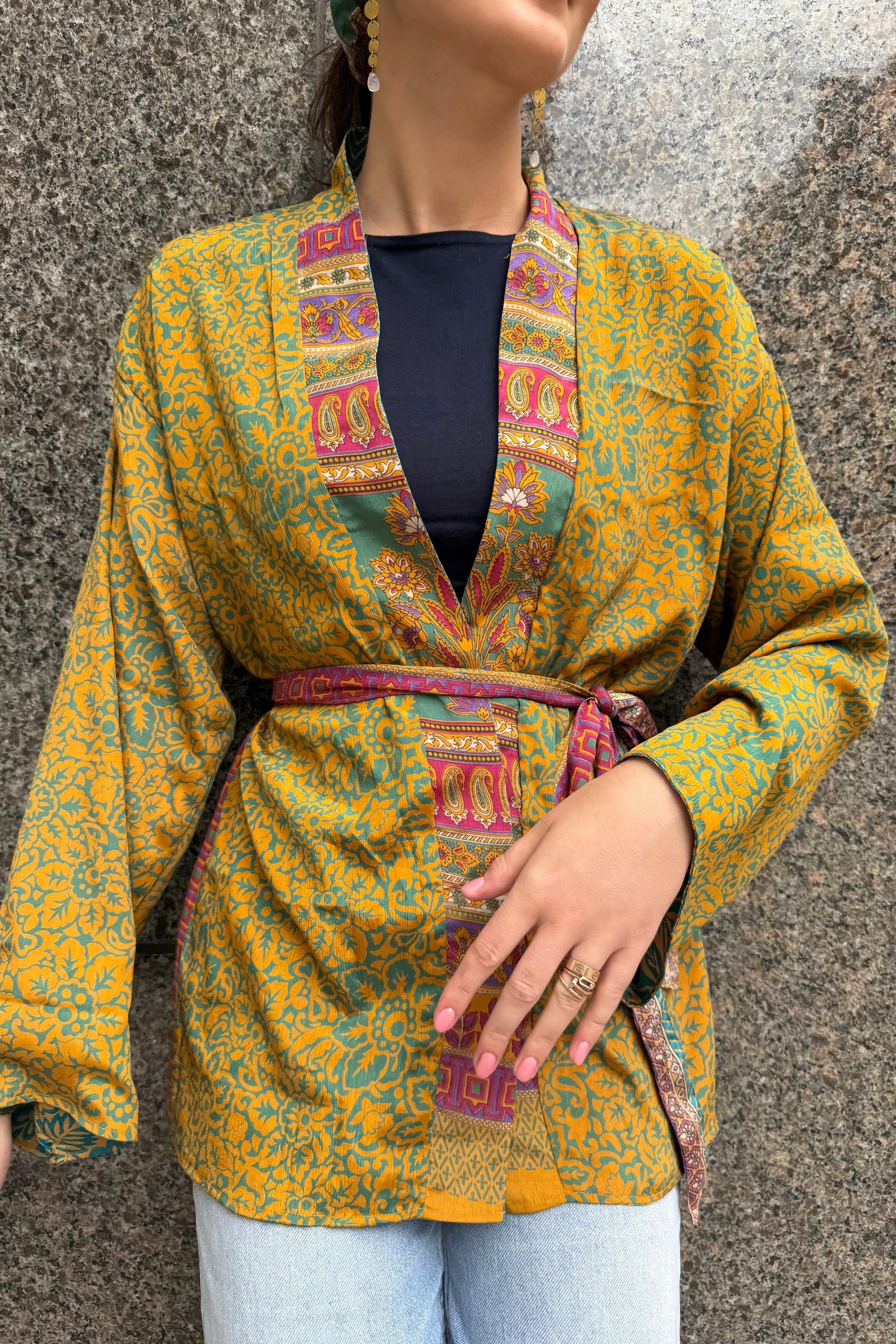 Babou short Kimono - Oasis