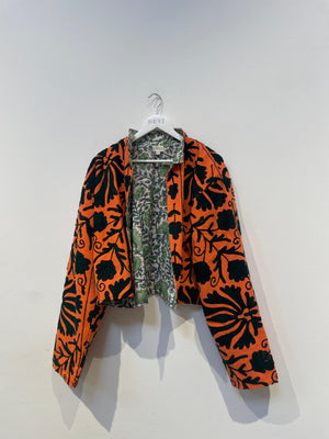 Love Letter Reversible Jacket - Orange Size M/L