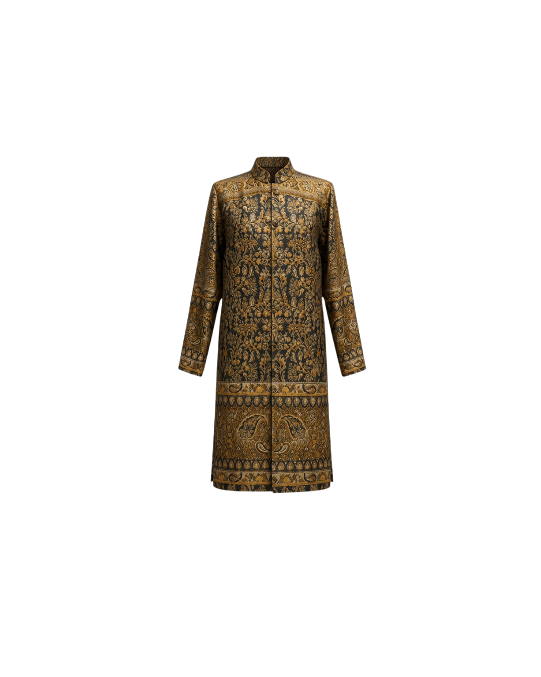 Pashmina Nadia Coat Long Yellow