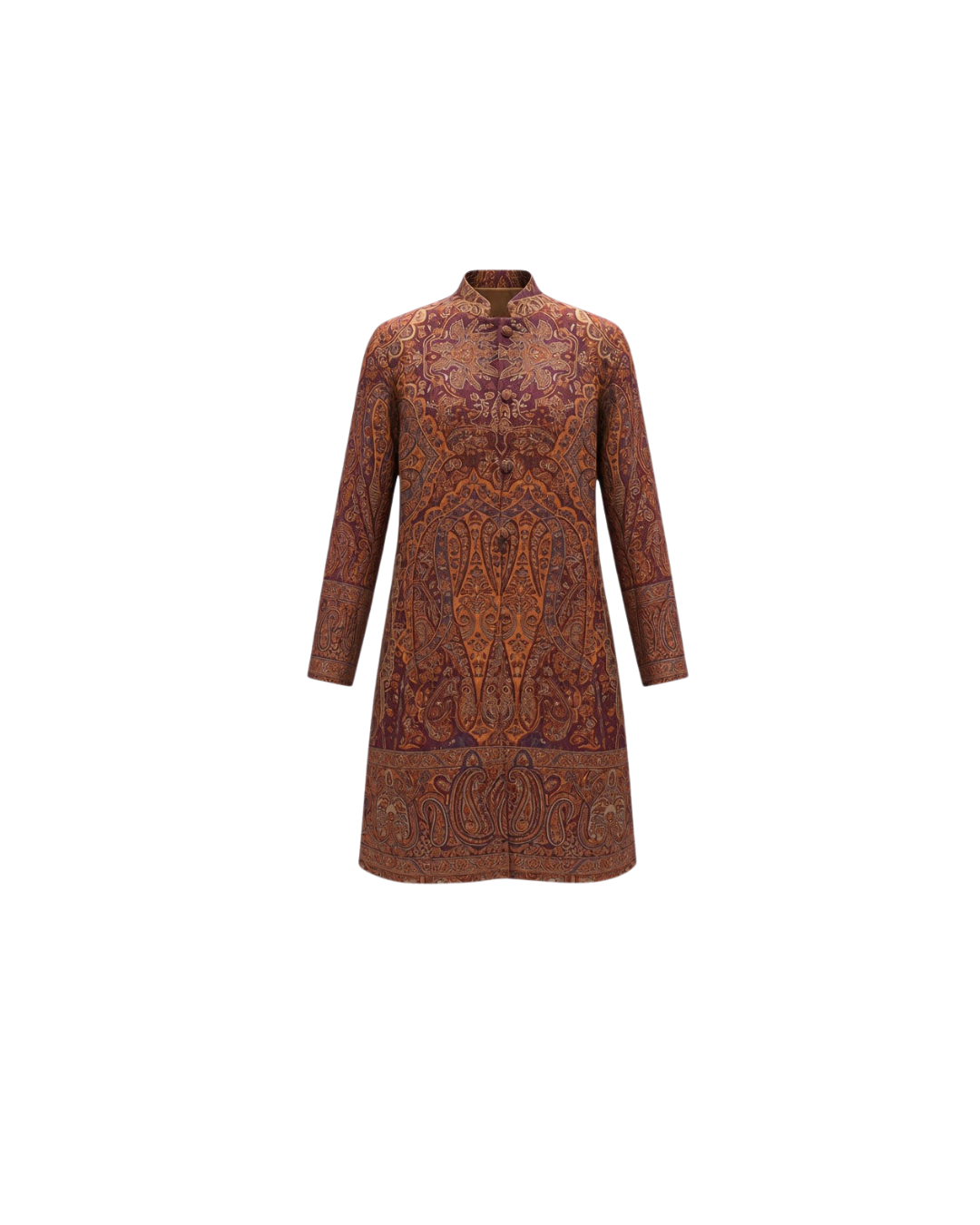 Pashmina Nadia Coat Long Purple