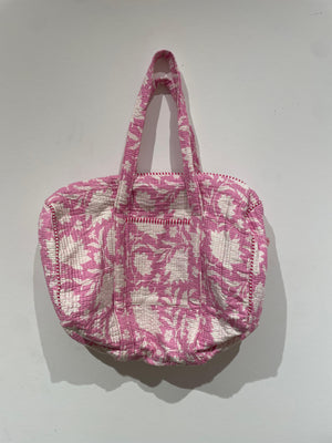 Olivia Cotton Sport/Travel Bag- Rose