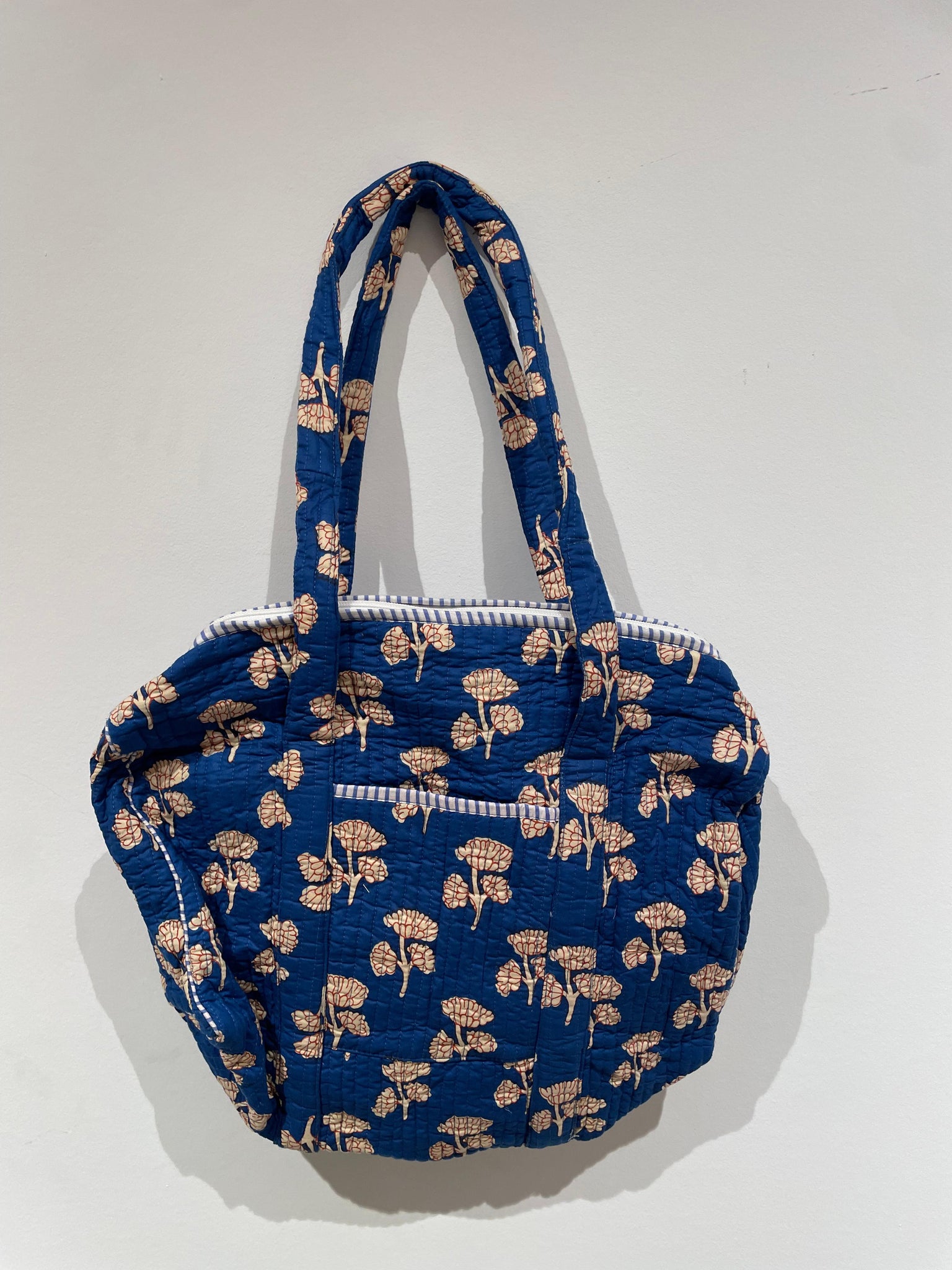 Olivia Cotton Sport/Travel Bag- Blue