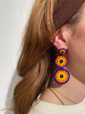 Festive Shape Earring- Sunset