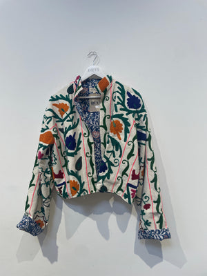 Love Letter Reversible Jacket - White Lotus Size M/L