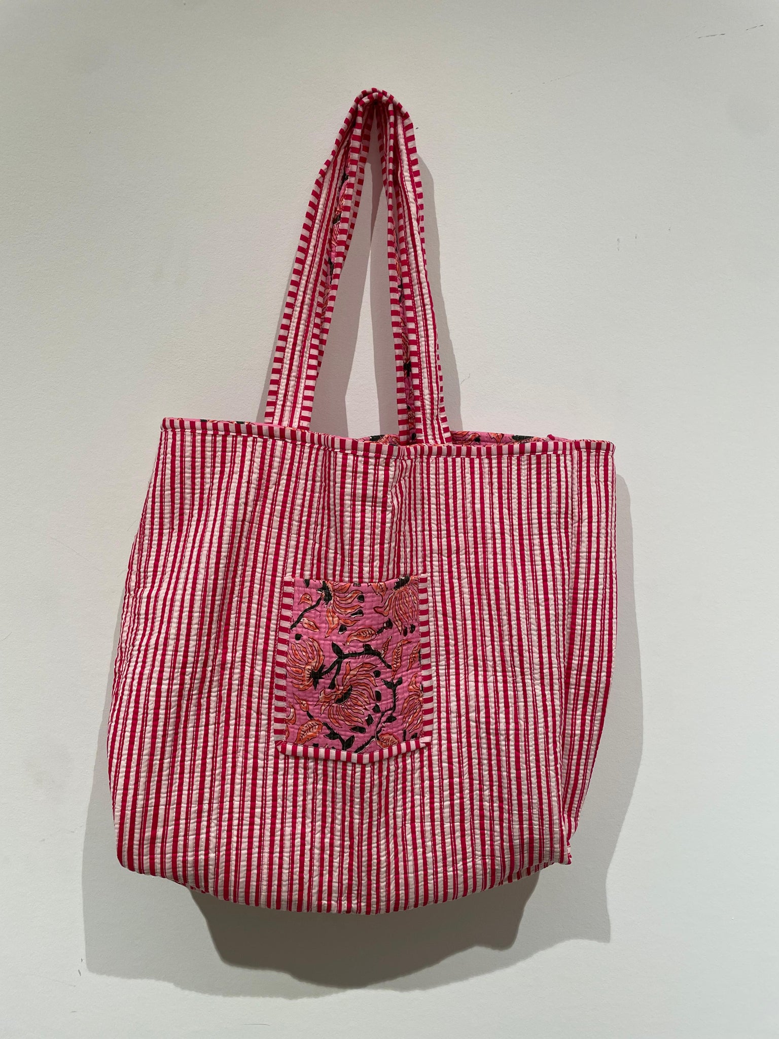 Reversible Cotton Tote Bag- Colorful