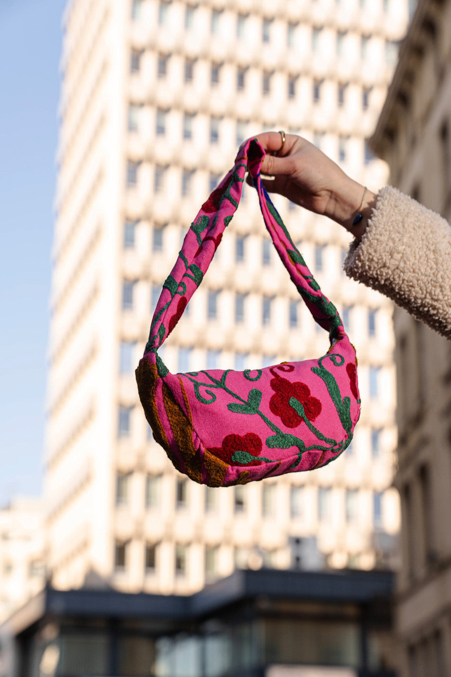 Suzani Banana Bag
