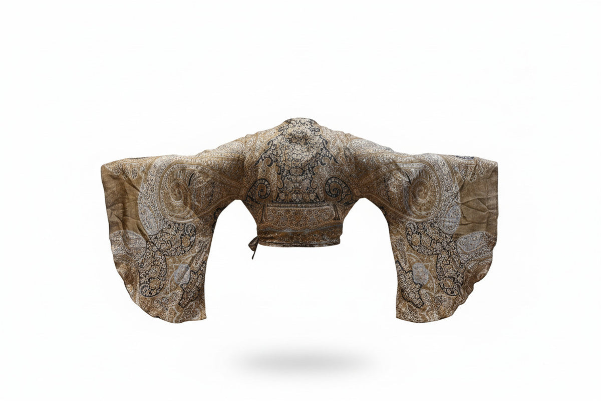 Pashmina Butterfly Wrap Top