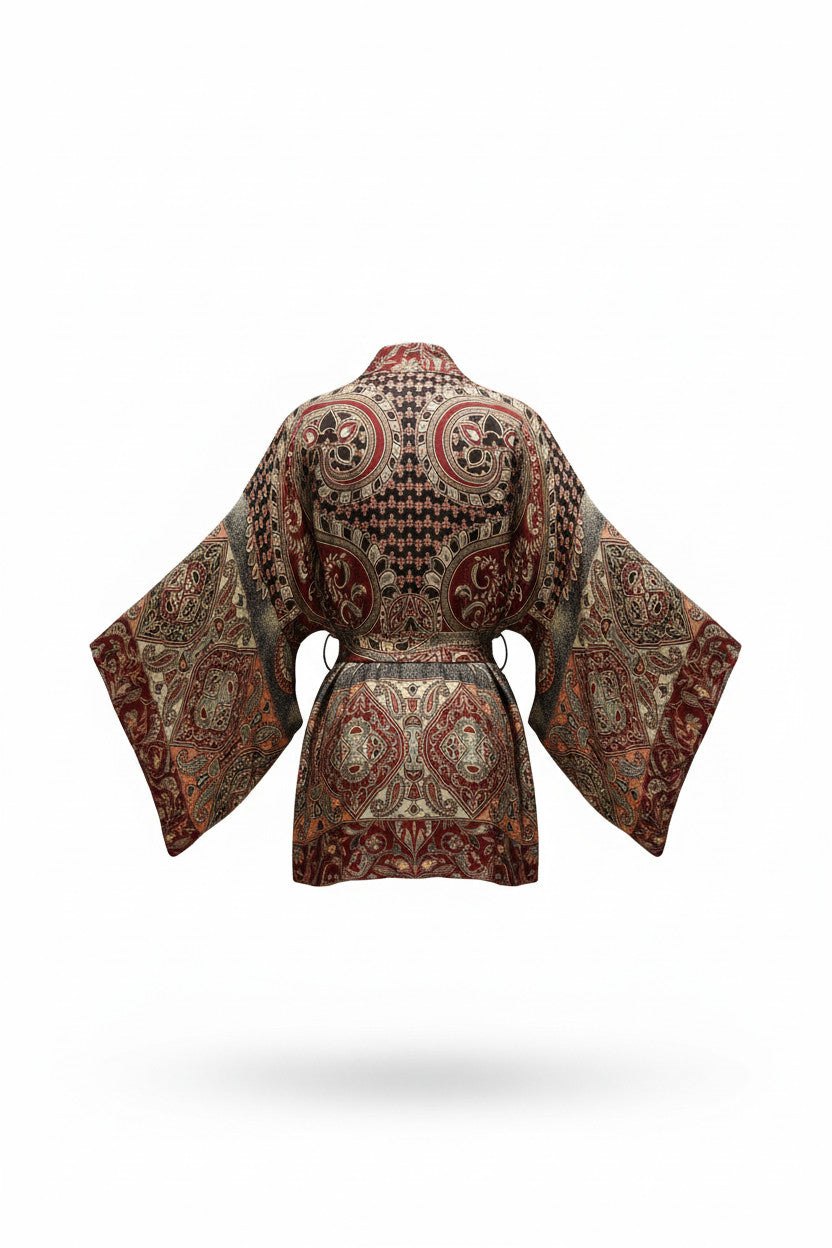 Pashmina Ruby Kimono