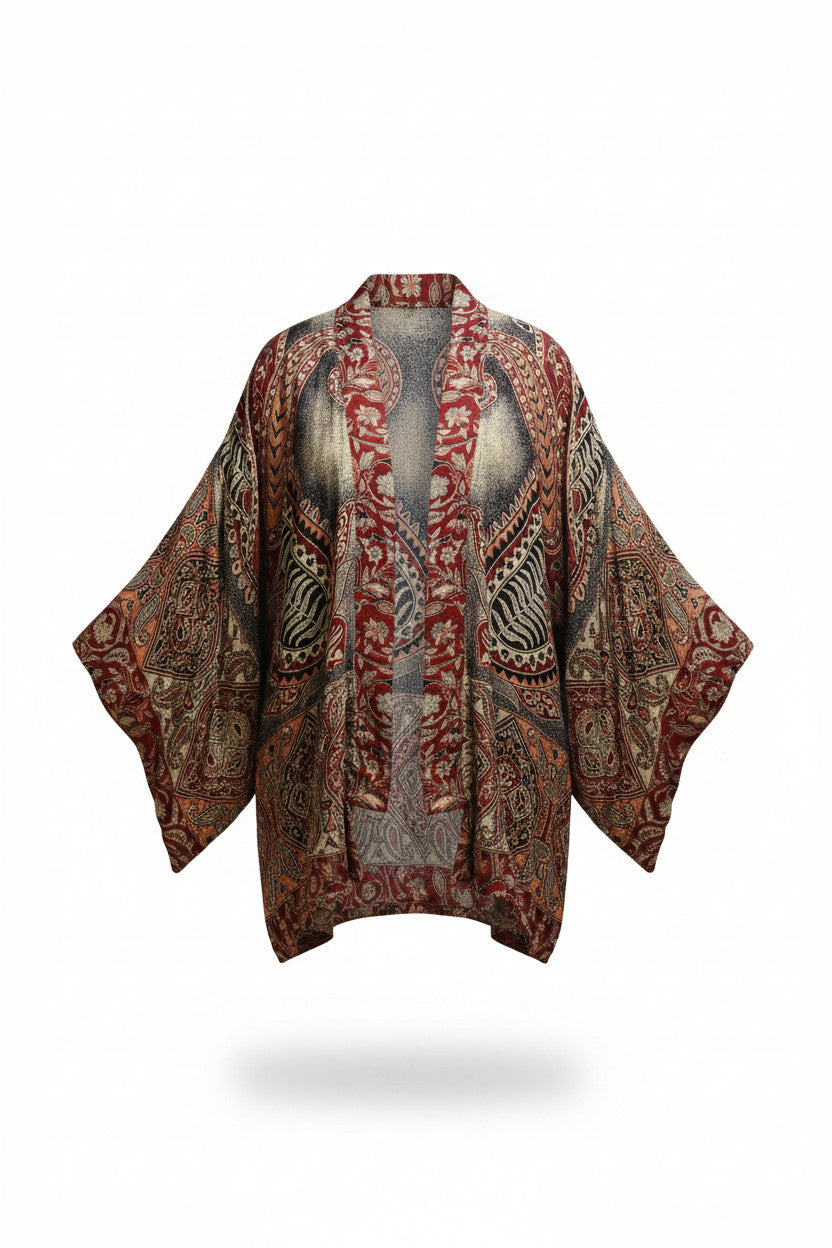 Pashmina Ruby Kimono