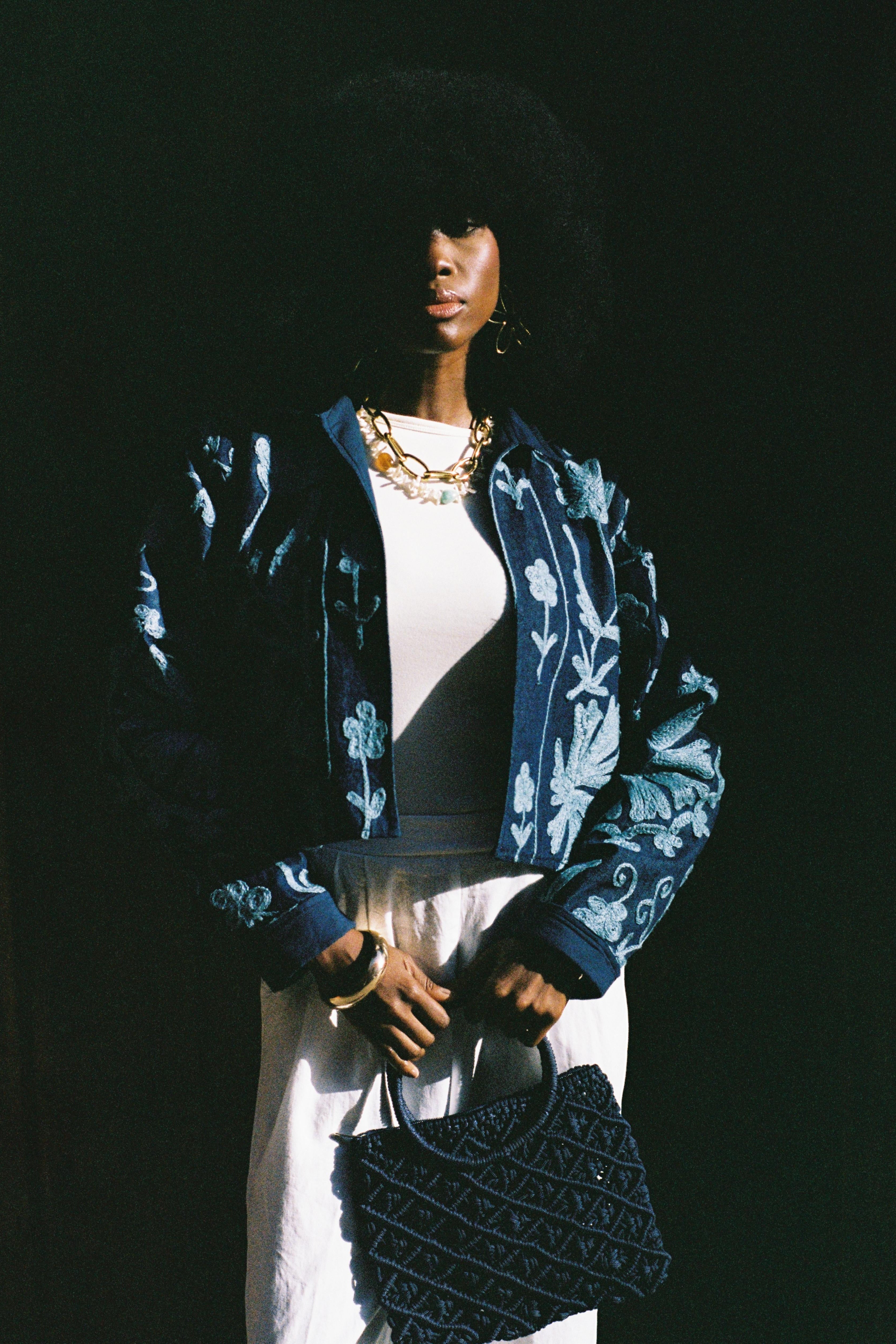 Suzani Jeans Love Letter Reversible Jacket