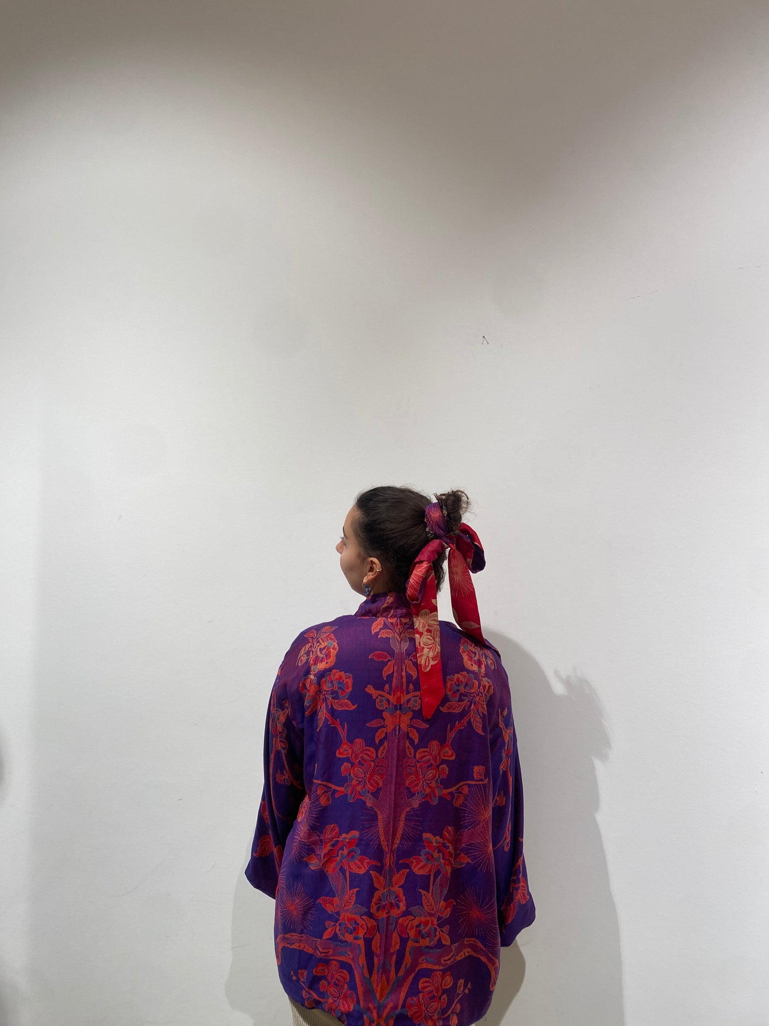 Reversible Kimono - Ruby Orchid