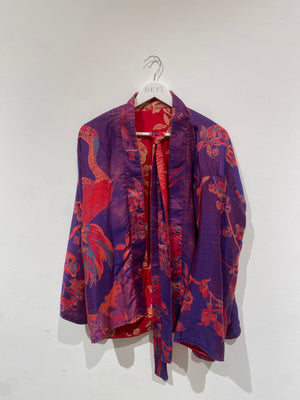 Reversible Kimono - Ruby Orchid