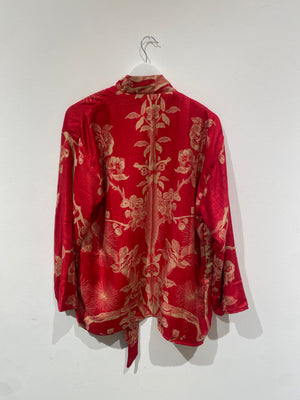 Reversible Kimono - Ruby Orchid