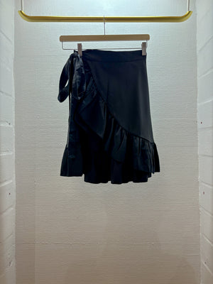 Neutral Esme Skirt - Smooth Black