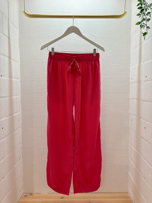 Neutral Julie Lounge Pants - Hot Pink