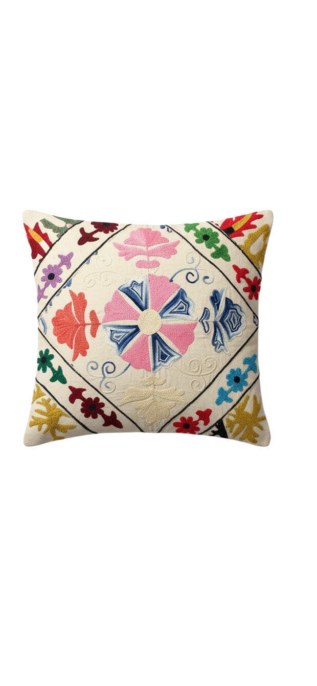Small Suzani Pillow - no filling