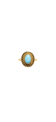Stone Ring Light Blue