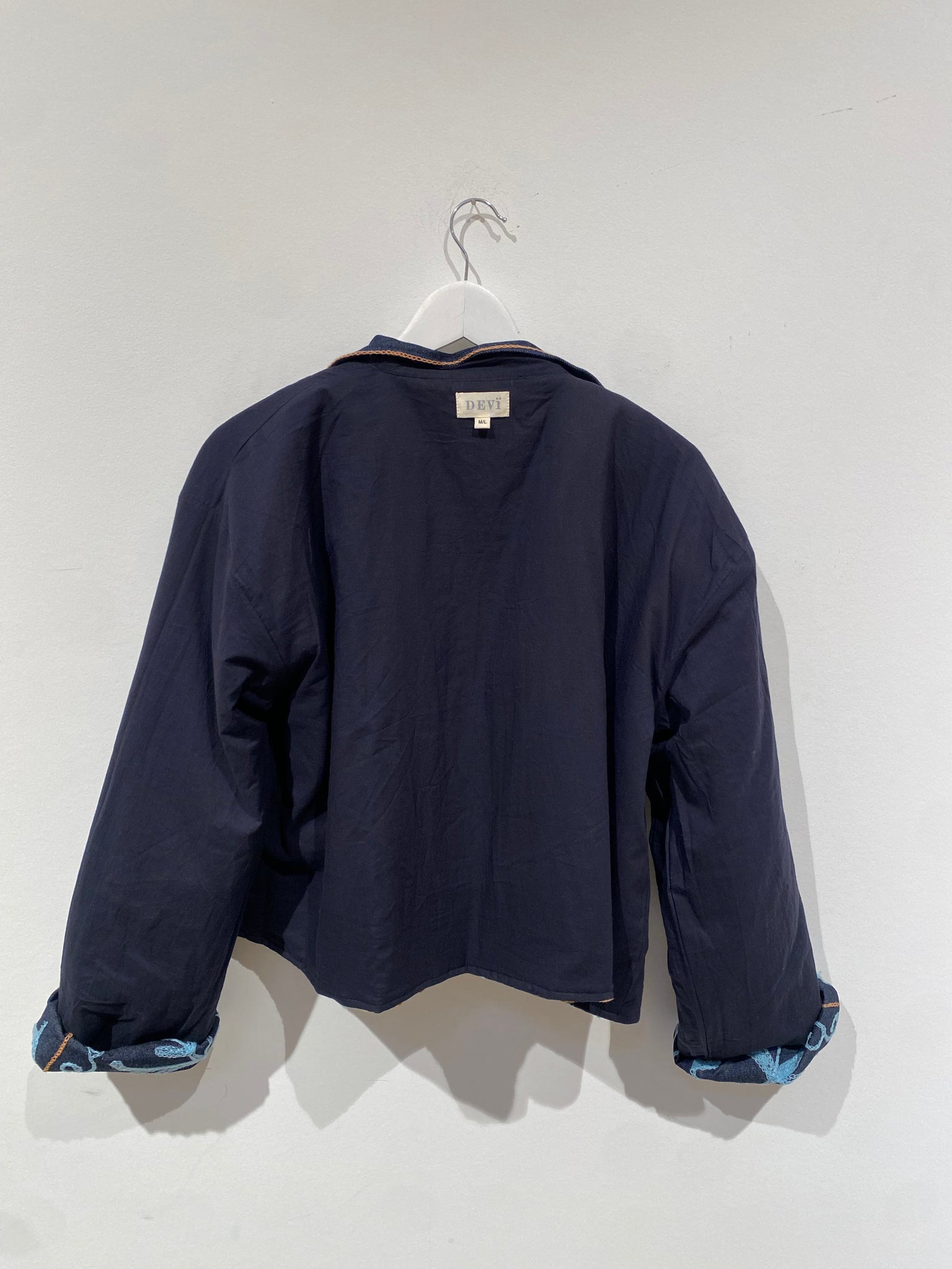 Jeans Love Letter Reversible Jacket - The Blue Fairytale - Size M/L