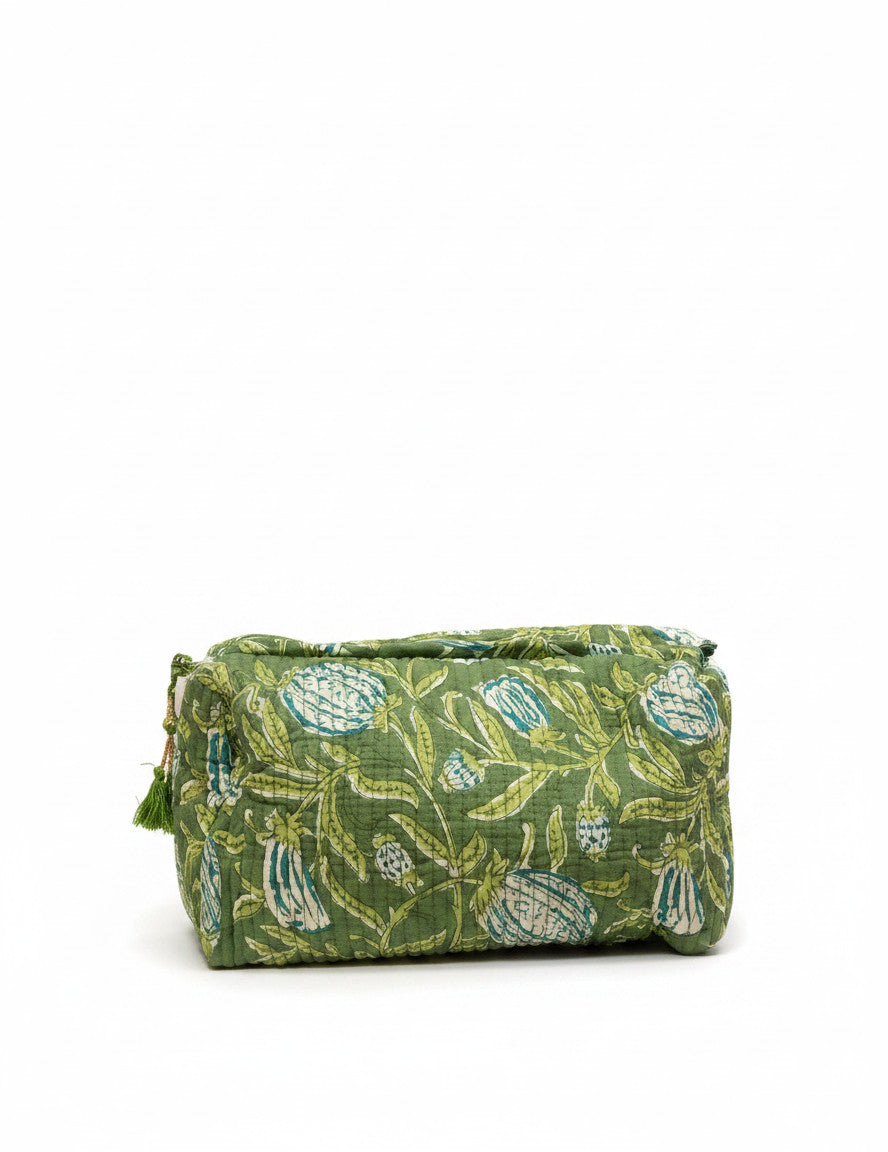 Cotton Sandra Blockprint Pouch