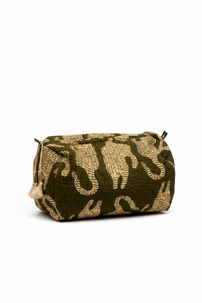 Cotton Sandra Blockprint Pouch