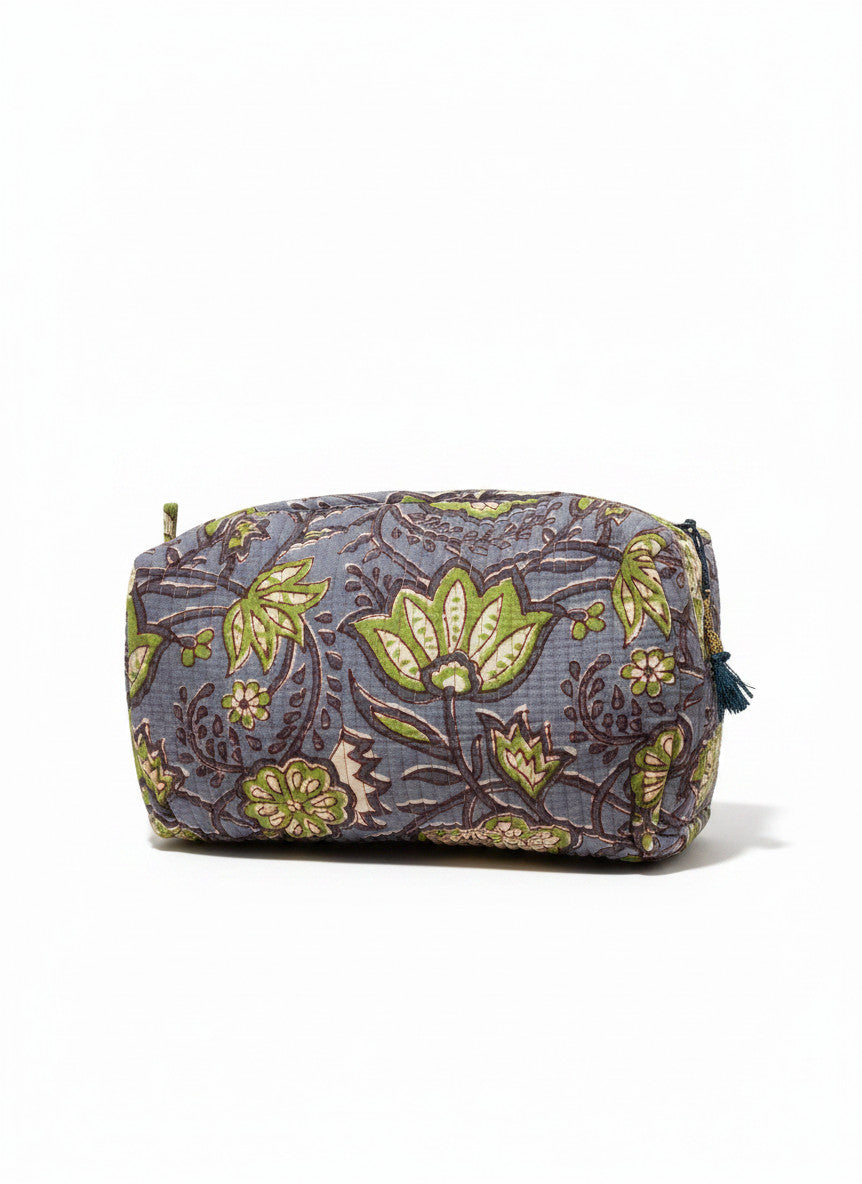 Cotton Sandra Blockprint Pouch