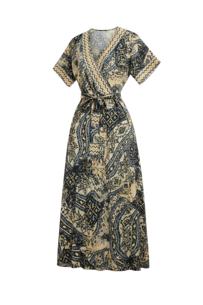 Leftover Madhu Wrap Dress Short / Long