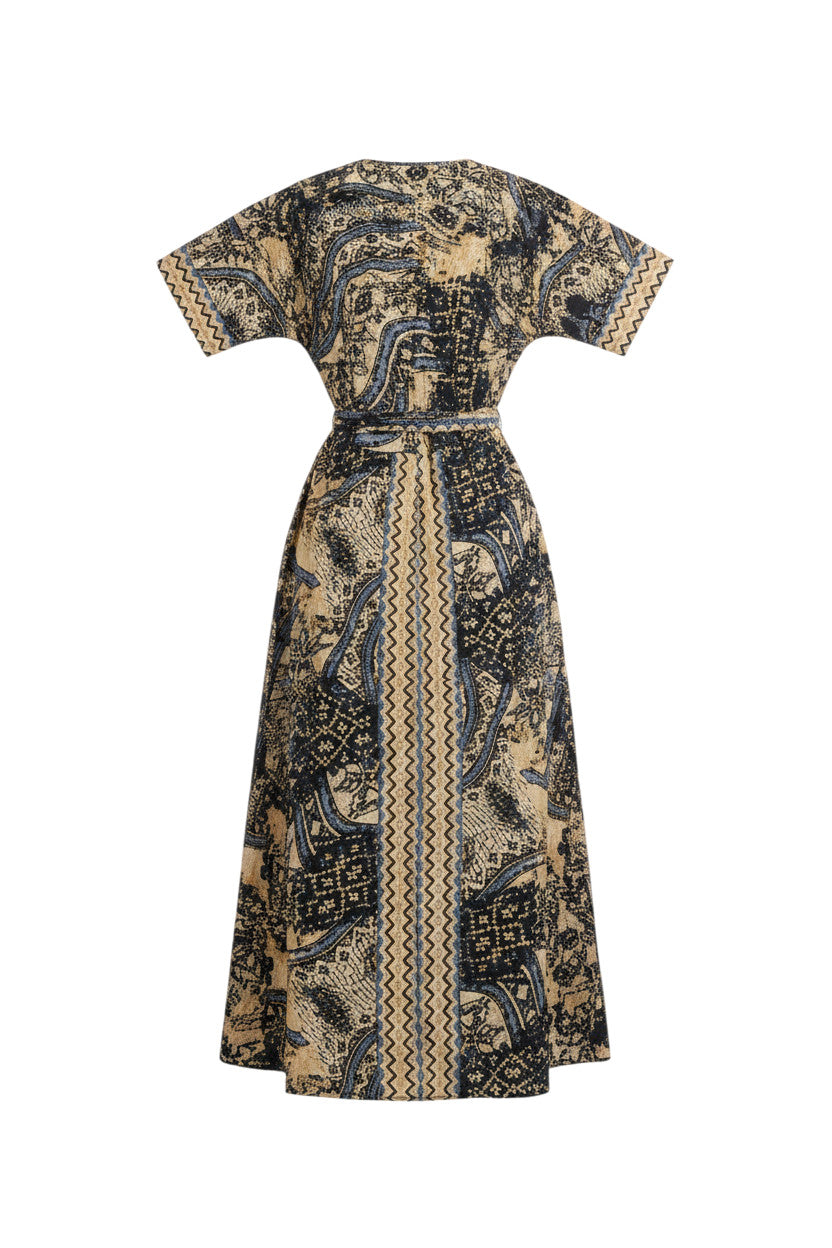 Leftover Madhu Wrap Dress Short / Long