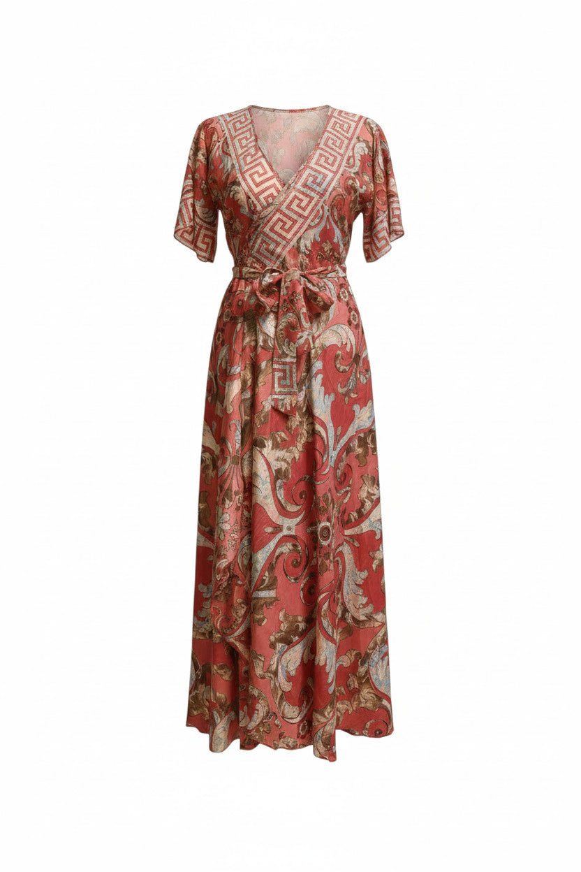 Leftover Madhu Wrap Dress Short / Long