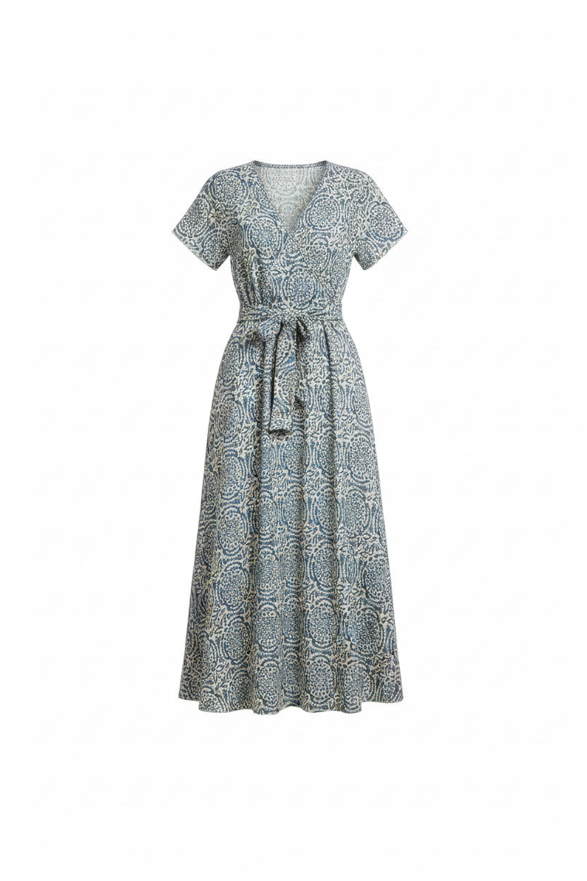 Leftover Madhu Wrap Dress Short / Long