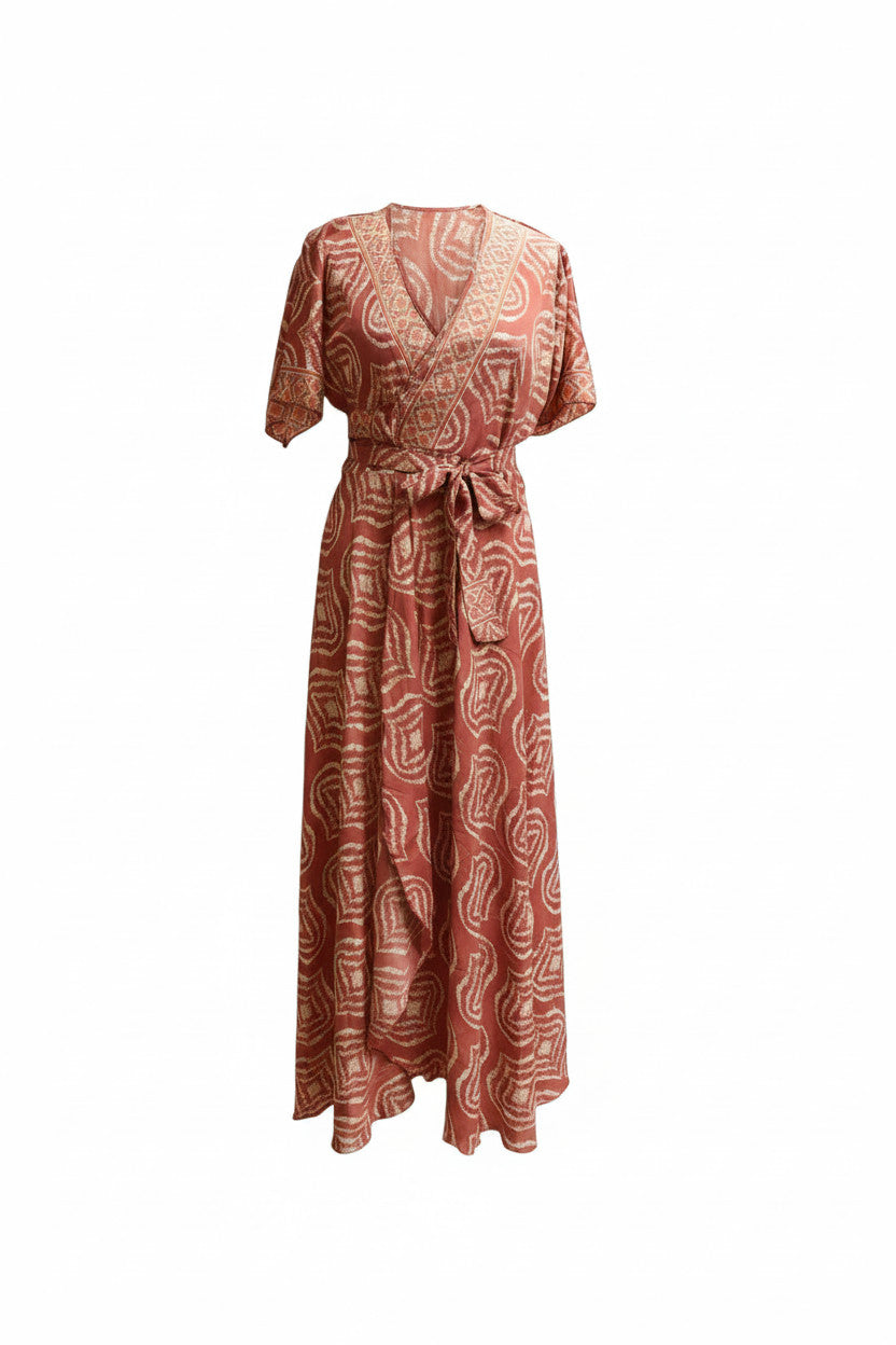 Leftover Madhu Wrap Dress Short / Long