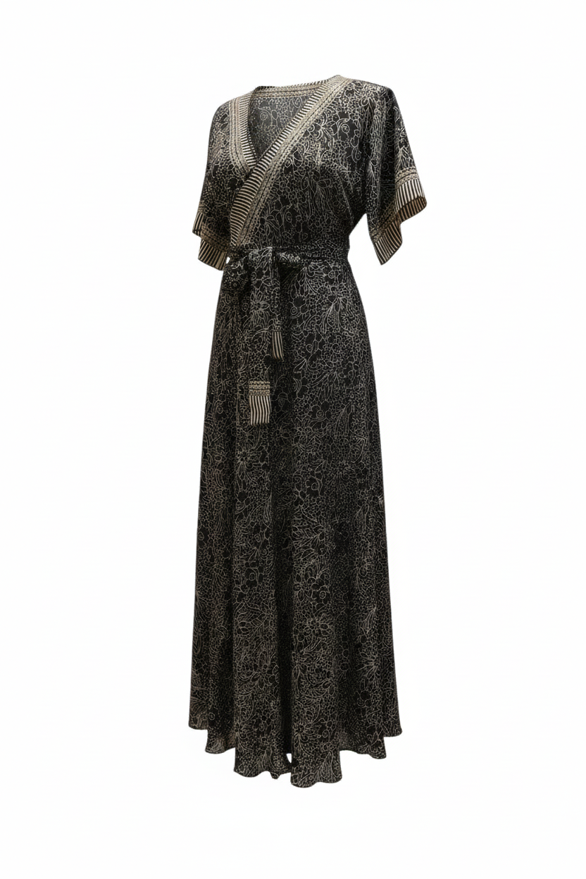 Leftover Madhu Wrap Dress Short / Long