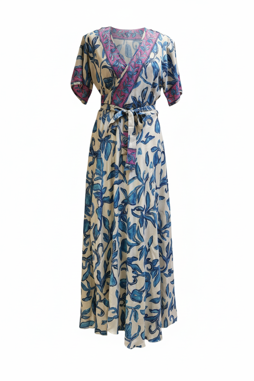 Leftover Madhu Wrap Dress Short / Long