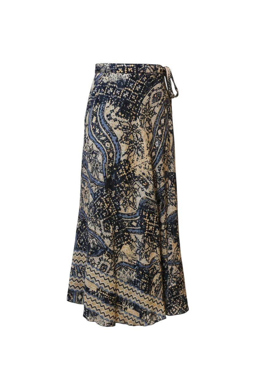Leftover Sandy Wrap Skirt Long