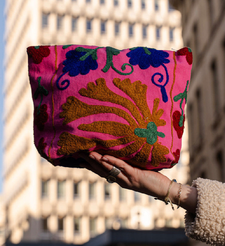 Suzani Sandra Big Pouch