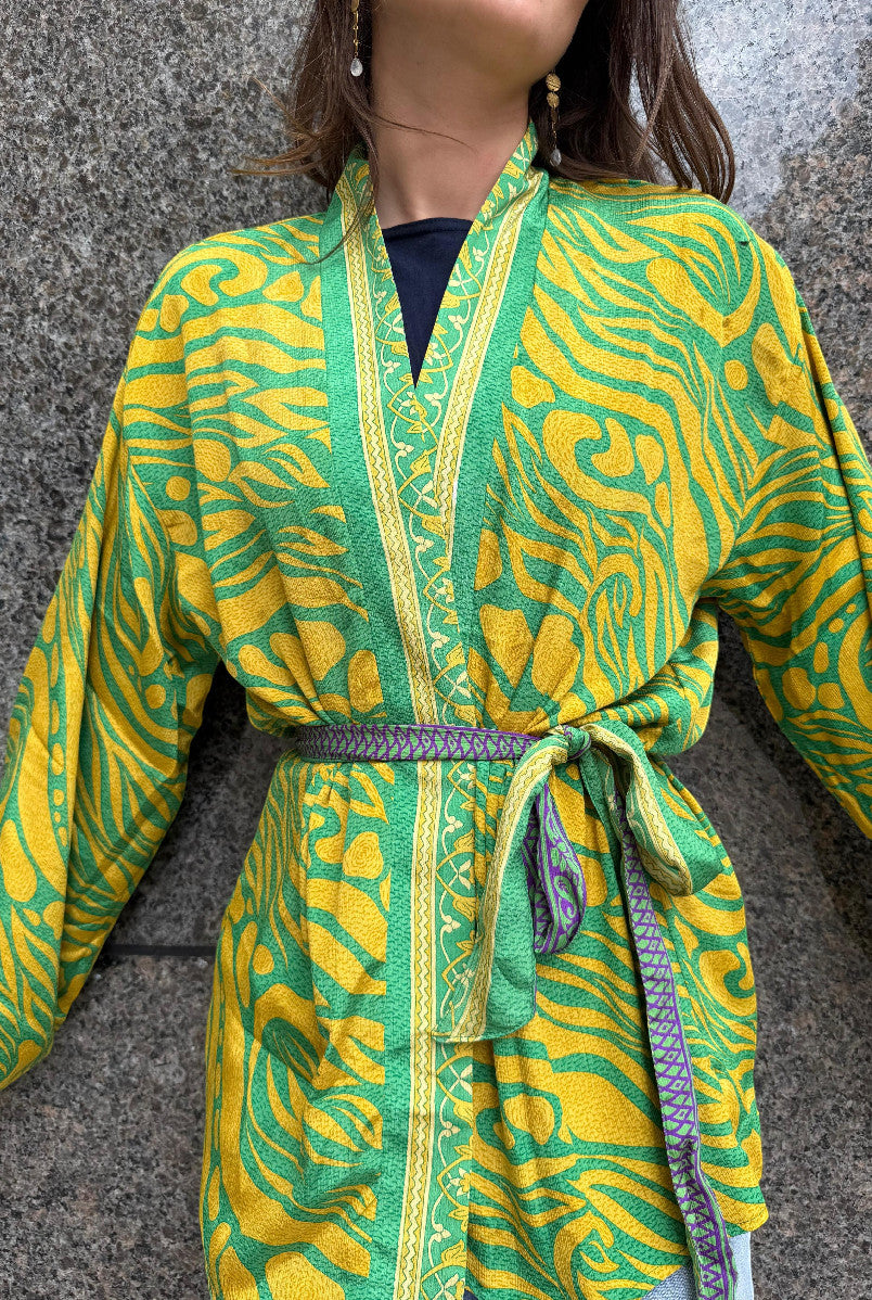 Sari Luna Reversible Kimono Short