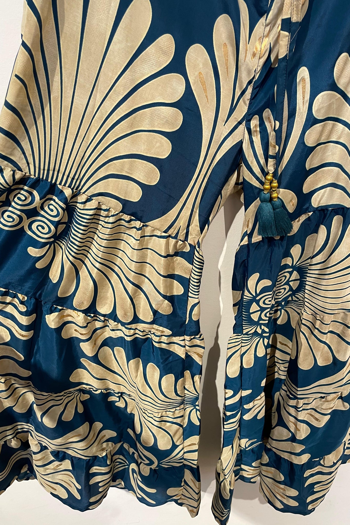 Oriane Pants - Festive blue