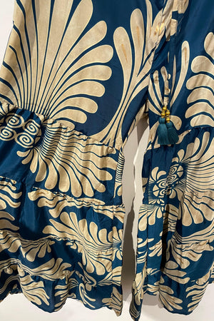 Oriane Pants - Festive blue