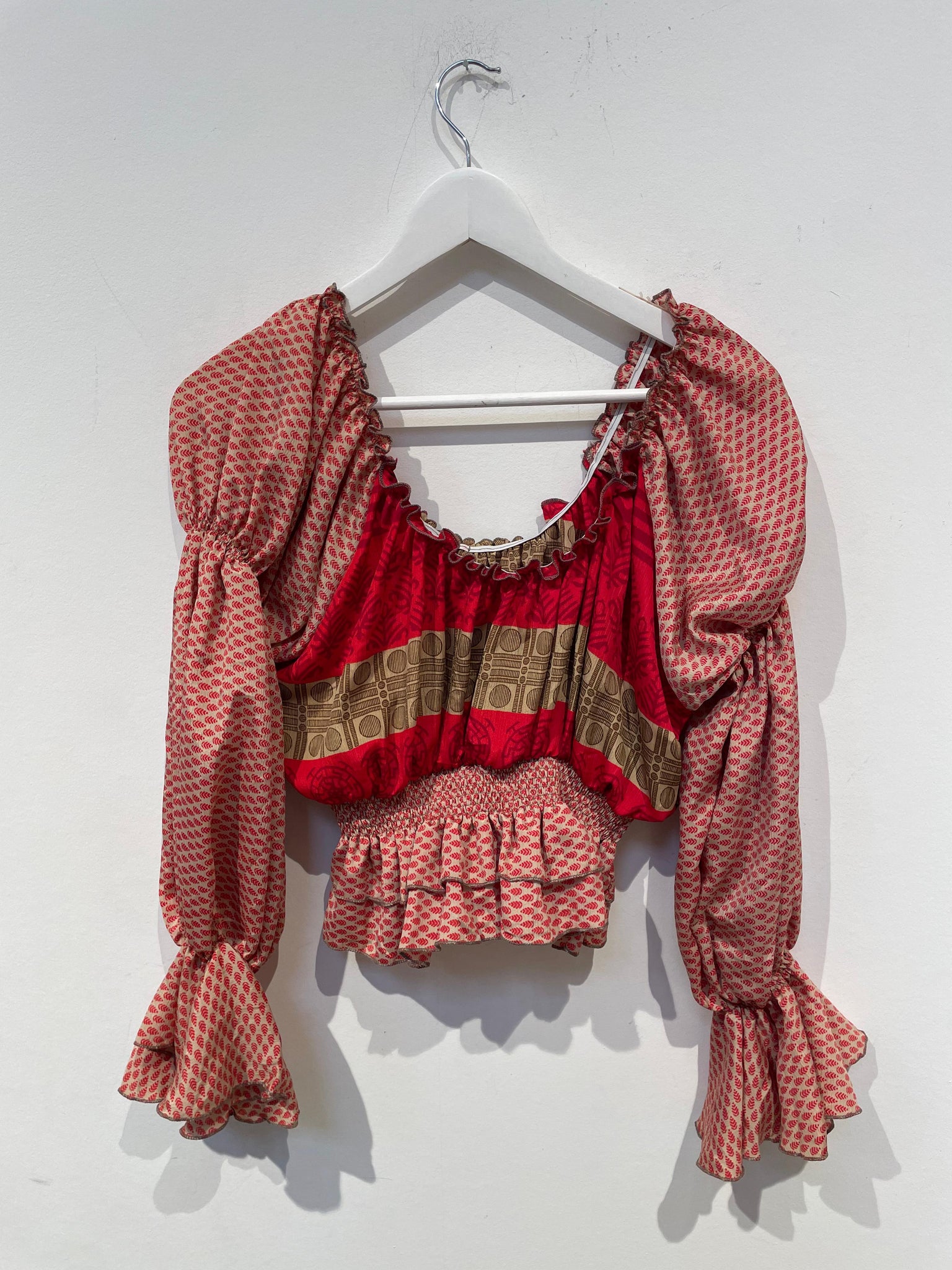 Nora top - Cherry - S/M