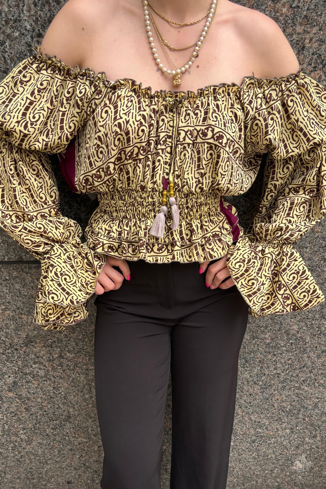 Nora top - Cappucino - M/L