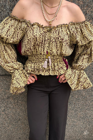 Nora top - Cappucino - M/L