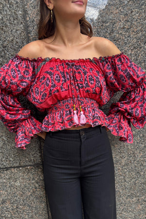 Nora top - Violet - S/M