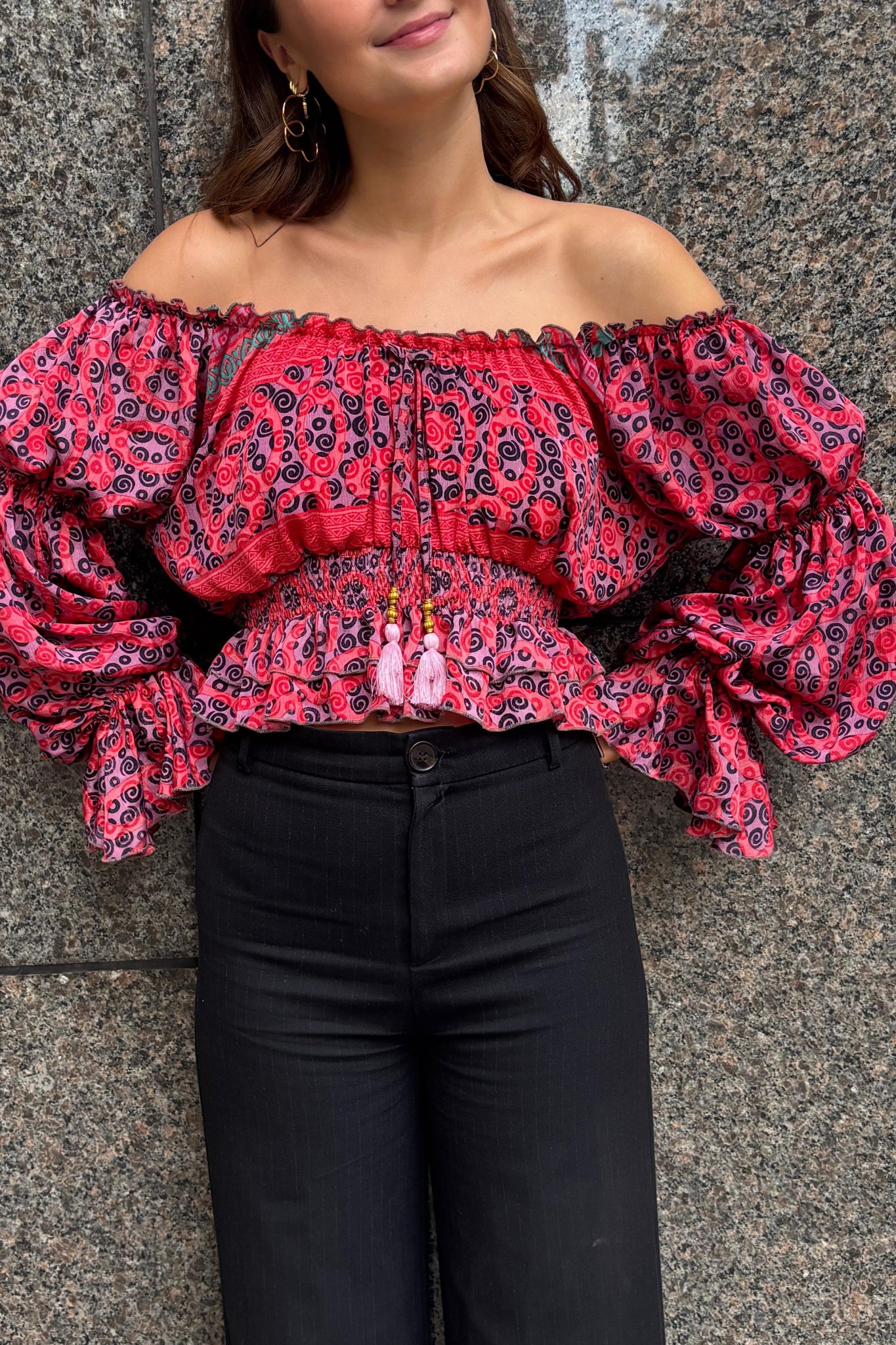Nora top - Violet - S/M