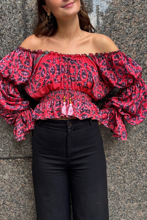 Nora top - Violet - S/M
