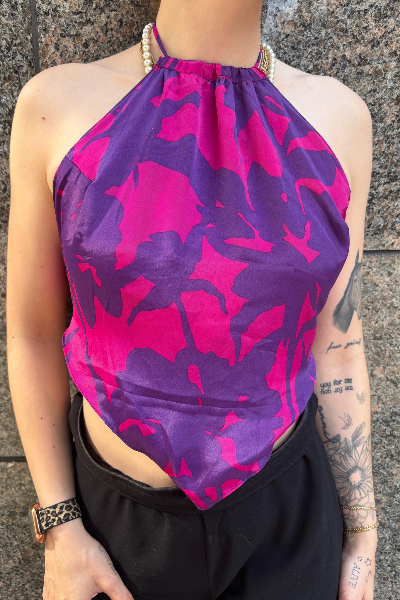 Freya Top - Electric Fuschia