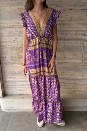 Shania Dress - Purple love