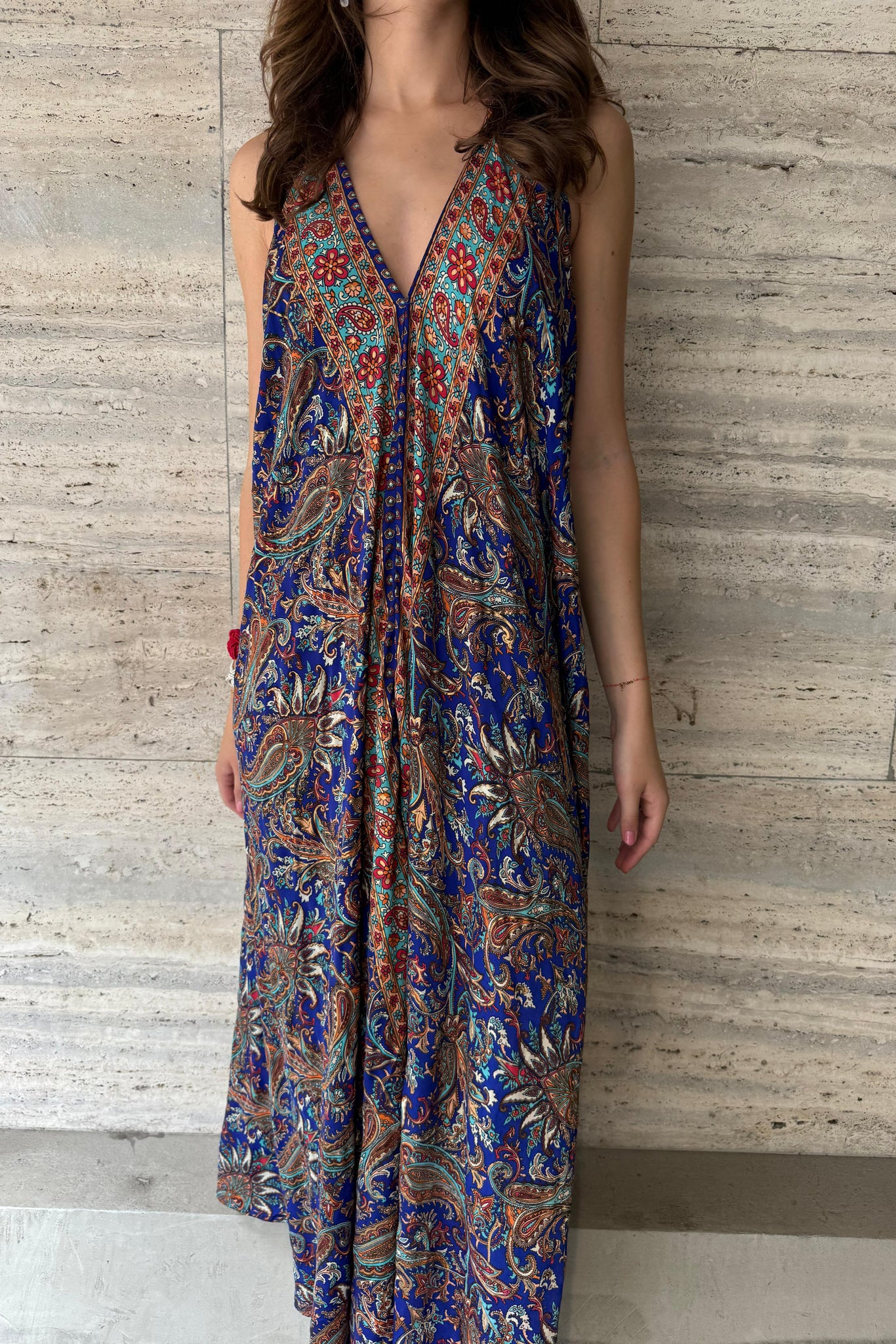 Pushkar Dress Indigo