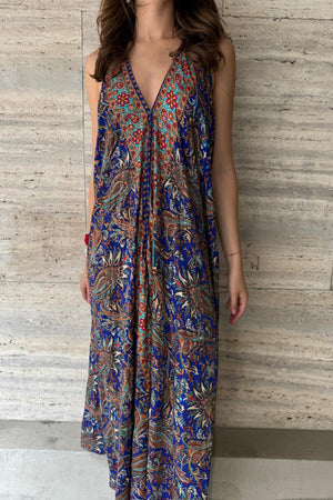 Pushkar Dress Indigo