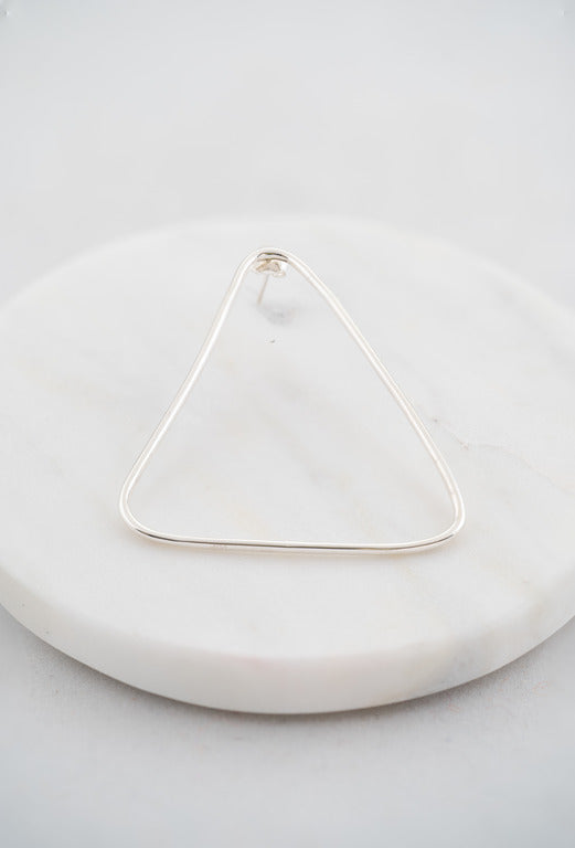 Triangle Shape Big- Silver