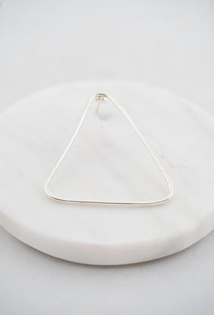 Triangle Shape Big- Silver